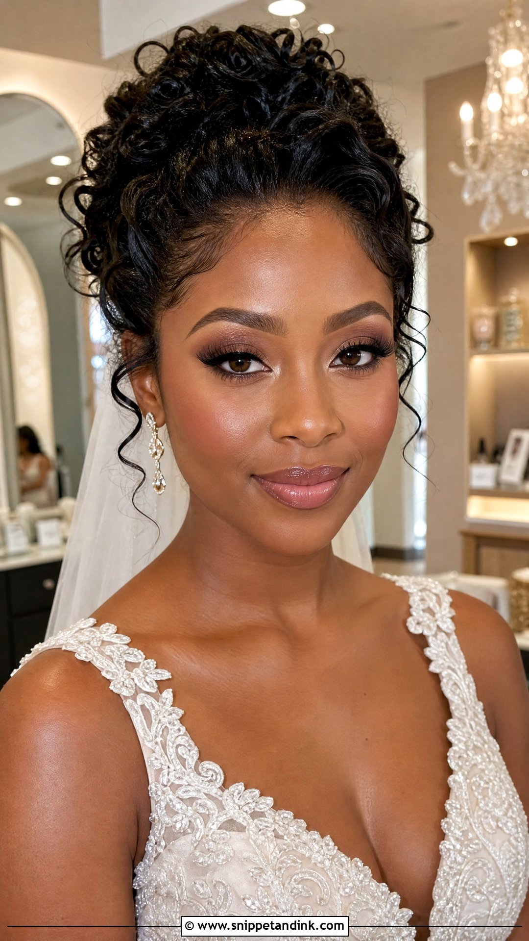 Natural Bridal Makeup With Fluttery Lashes - Snippet and Ink - 30 Natural Bride Makeup Ideas