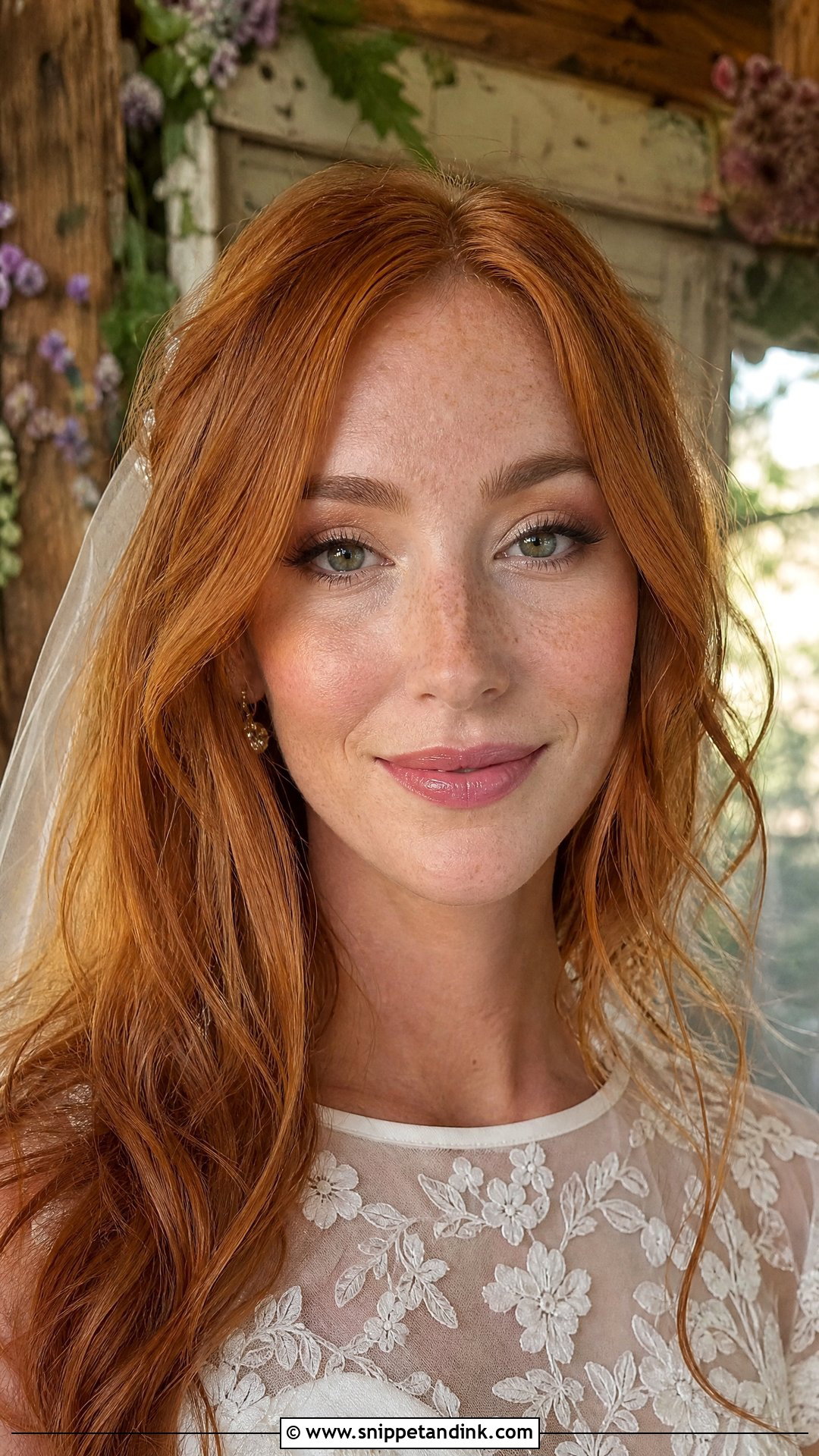 Natural Bridal Makeup With Freckles For Green Eyes - Snippet and Ink - 25 Natural Wedding Makeup for Green Eyes