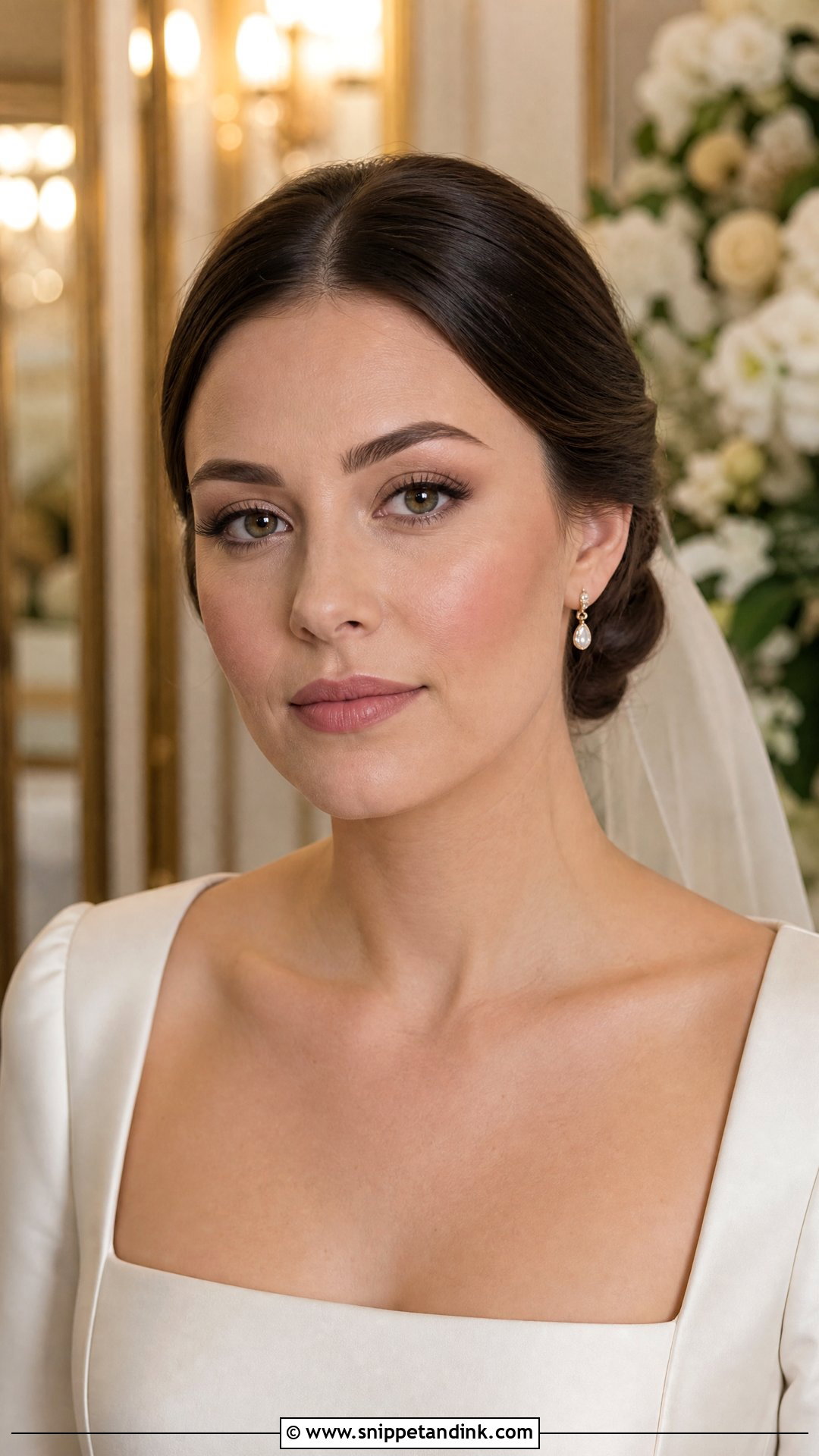 Natural Bridal Makeup With Matte Skin - Snippet and Ink - 30 Natural Bridal Makeup Ideas
