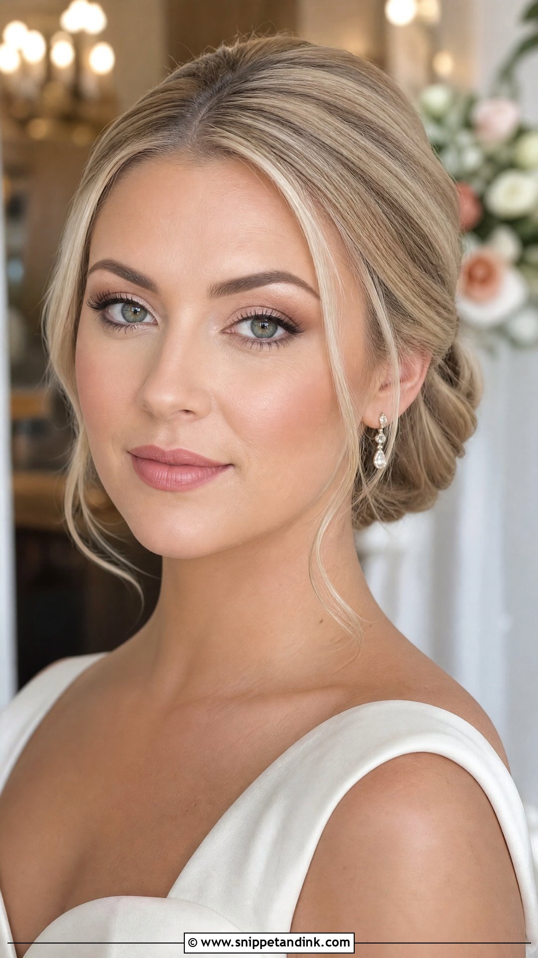 Natural Bridal Makeup With Matte Skin - Snippet and Ink - 30 Natural Bride Makeup Ideas
