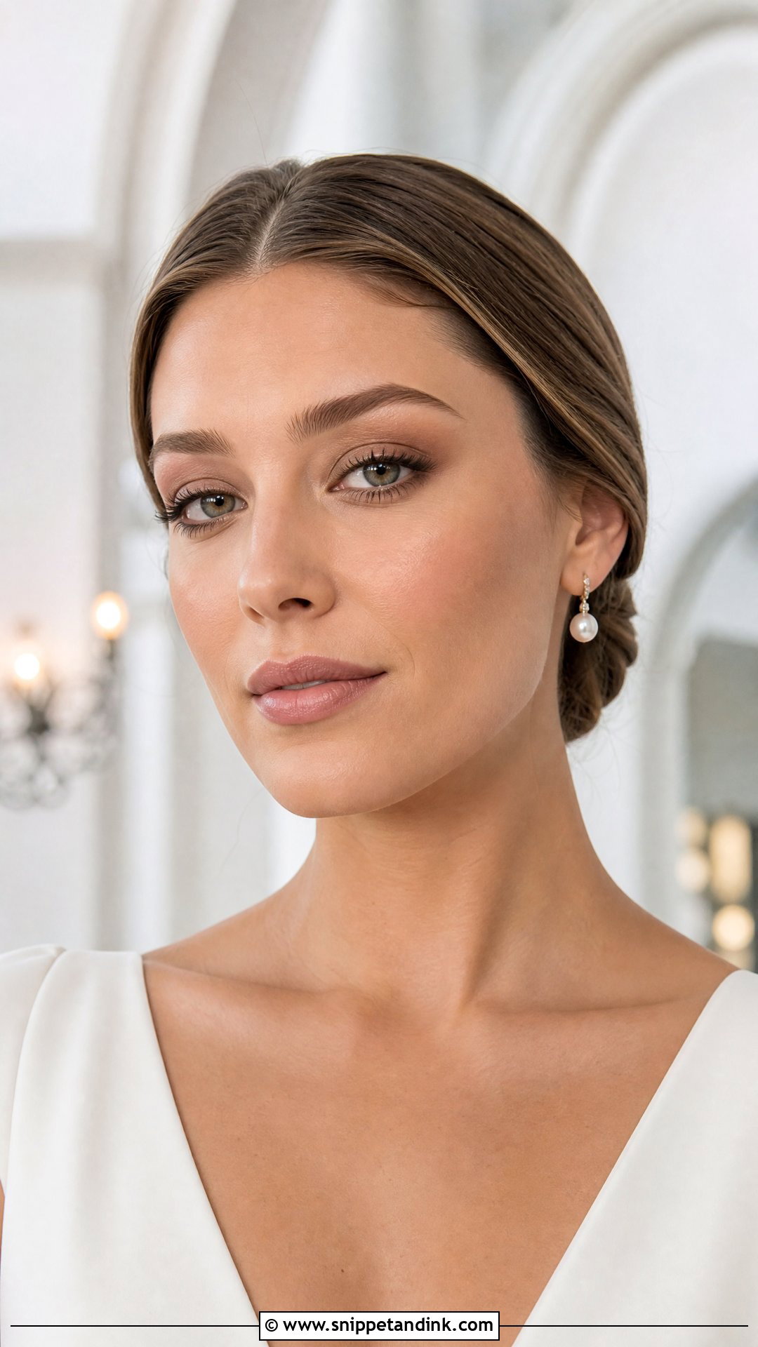 Natural Bridal Makeup With Matte Taupe Eyes - Snippet and Ink - 30 Natural Bridal Makeup for Brown Eyes