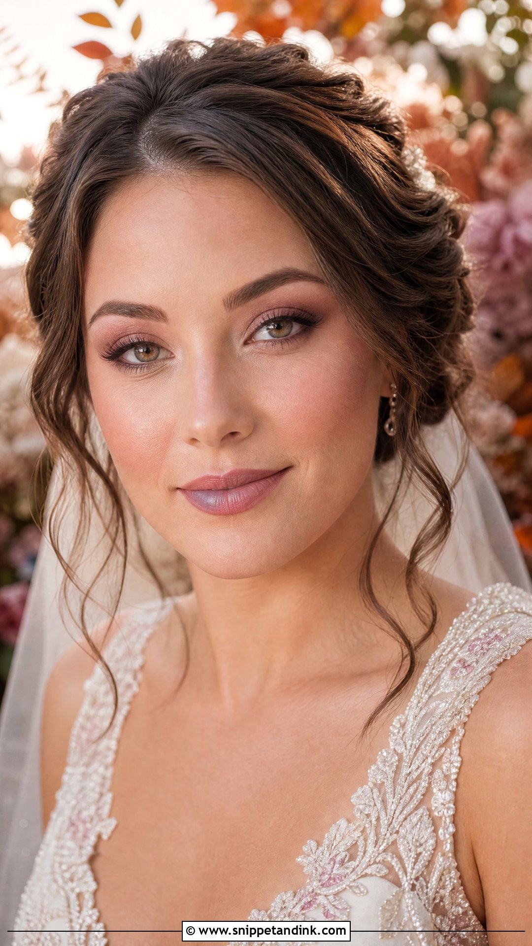 Natural Bridal Makeup With Mauve Tones - Snippet and Ink - 20 Natural Bridal Makeup Wedding Day Ideas