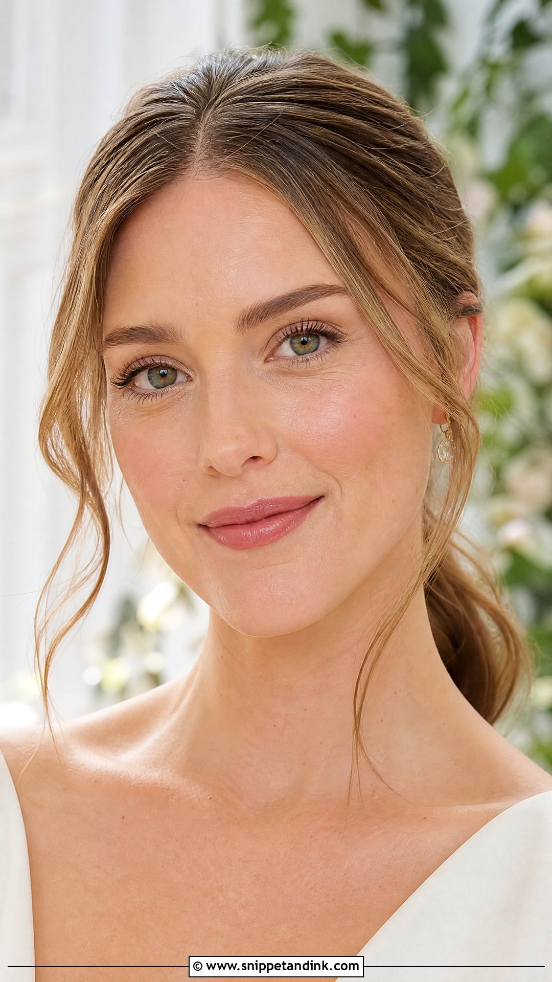 Natural Bridal Makeup With Minimal Eye Makeup - Snippet and Ink - 20 Natural Bridal Makeup Wedding Day Ideas