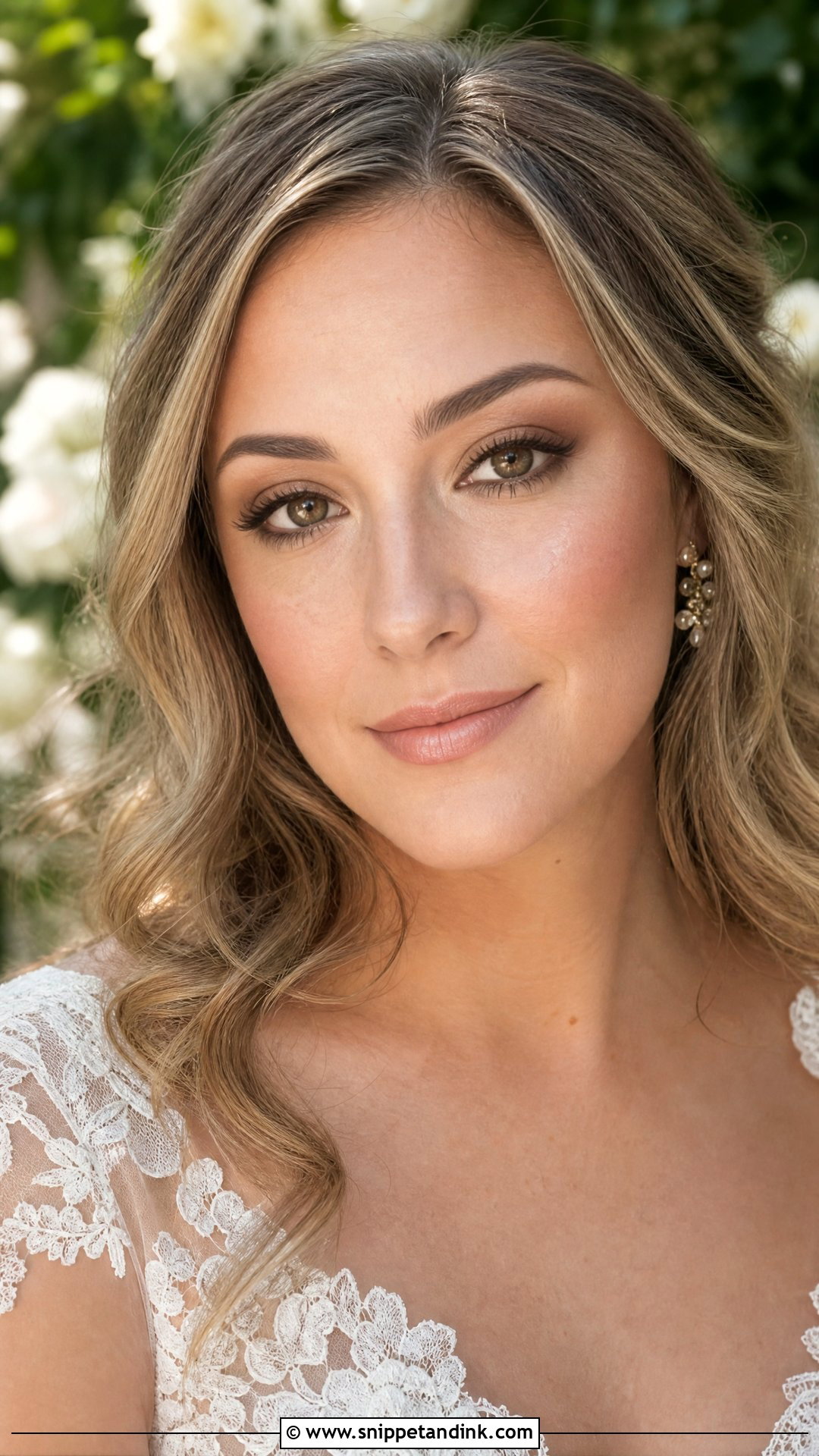 Natural Bridal Makeup With Olive Brown Eyeshadow - Snippet and Ink - 30 Natural Bridal Makeup for Brown Eyes