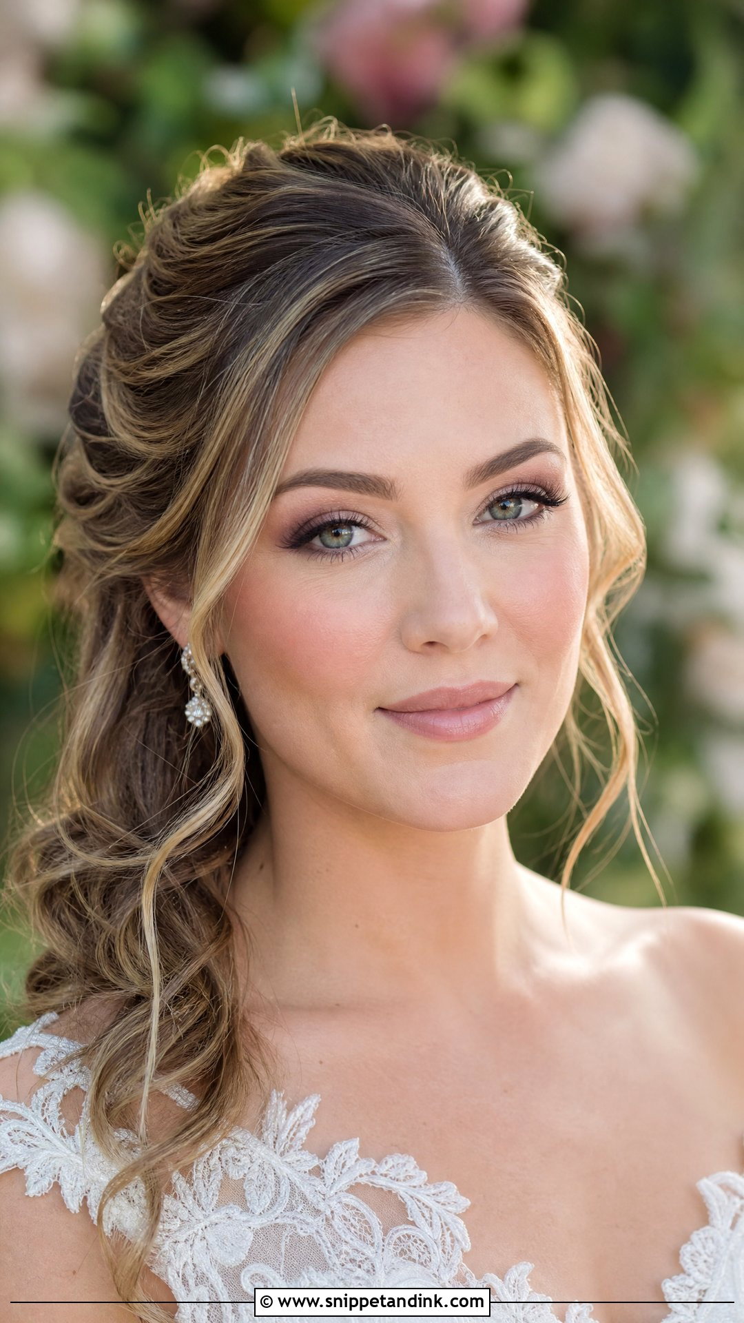 Natural Bridal Makeup With Pink Blush - Snippet and Ink - 20 Natural Bridal Makeup Wedding Day Ideas