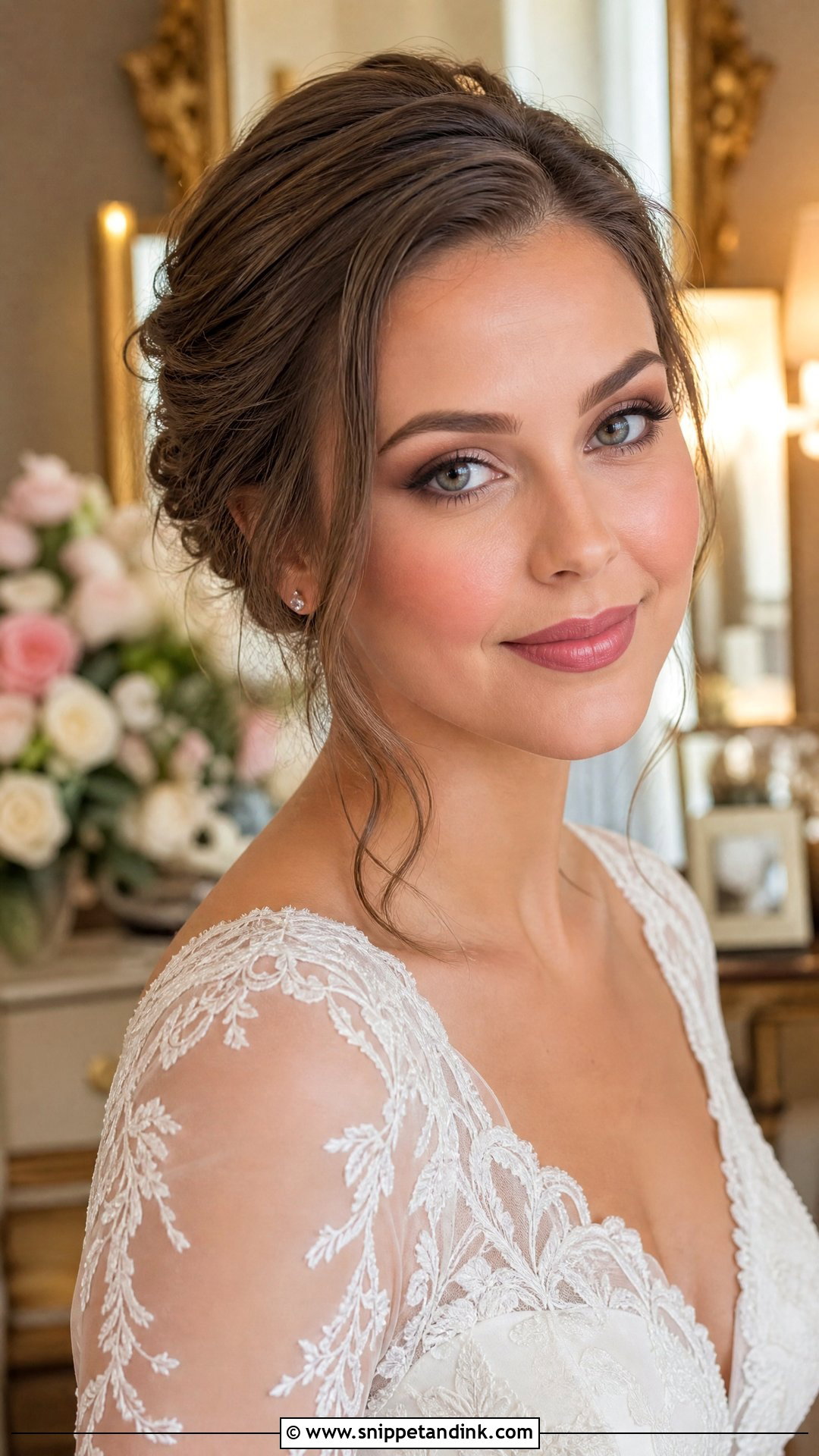Natural Bridal Makeup With Rose Blush - Snippet and Ink - 30 Natural Bride Makeup Ideas