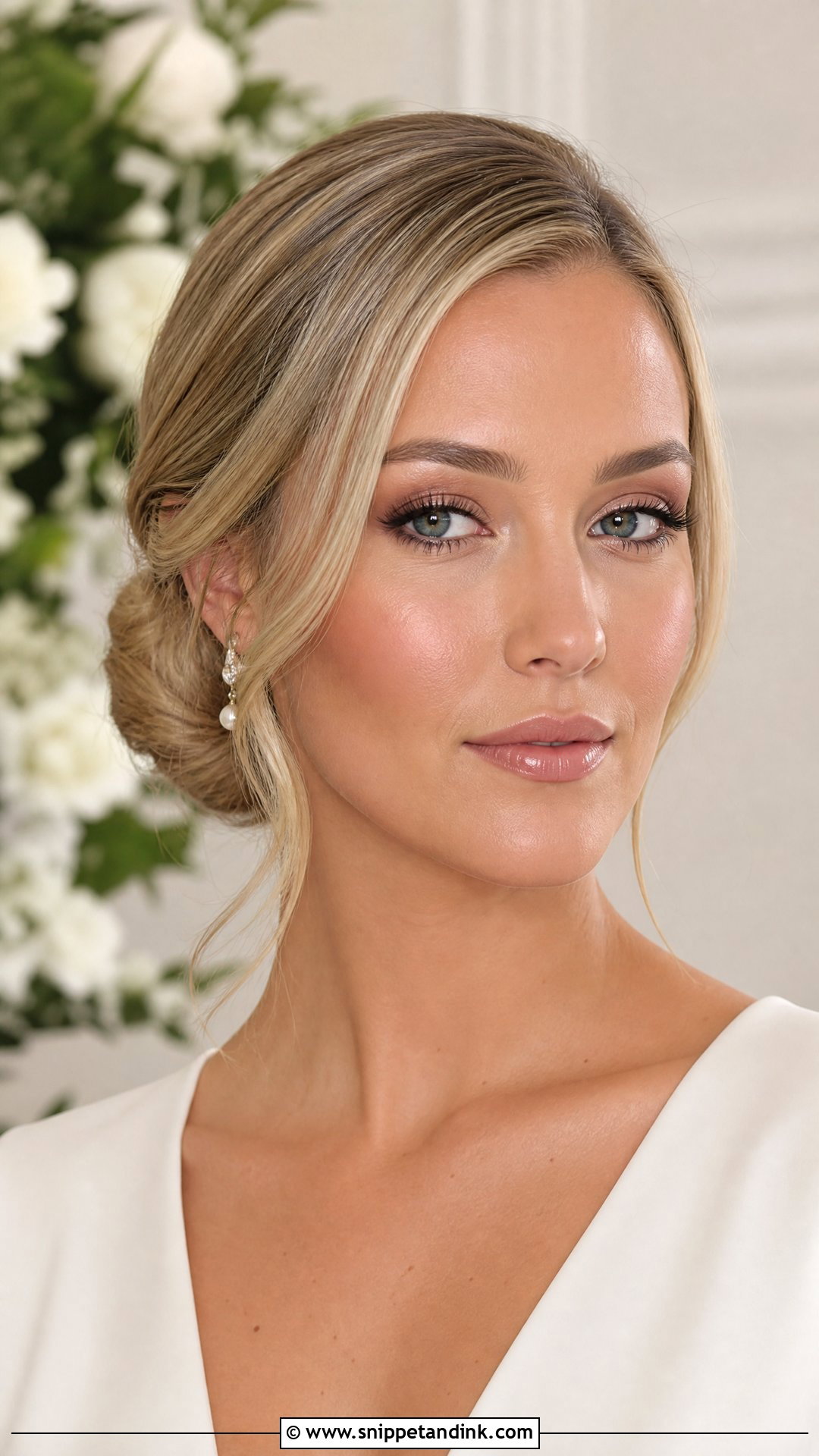 Natural Bridal Makeup With Satin Skin - Snippet and Ink - 30 Natural Bridal Makeup for Brown Eyes
