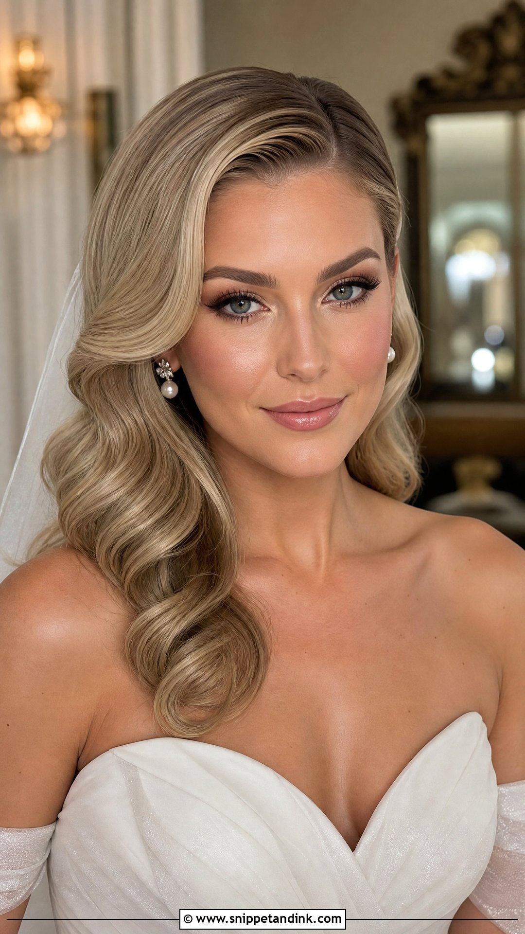 Natural Bridal Makeup With Soft Contour - Snippet and Ink - 30 Natural Bride Makeup Ideas