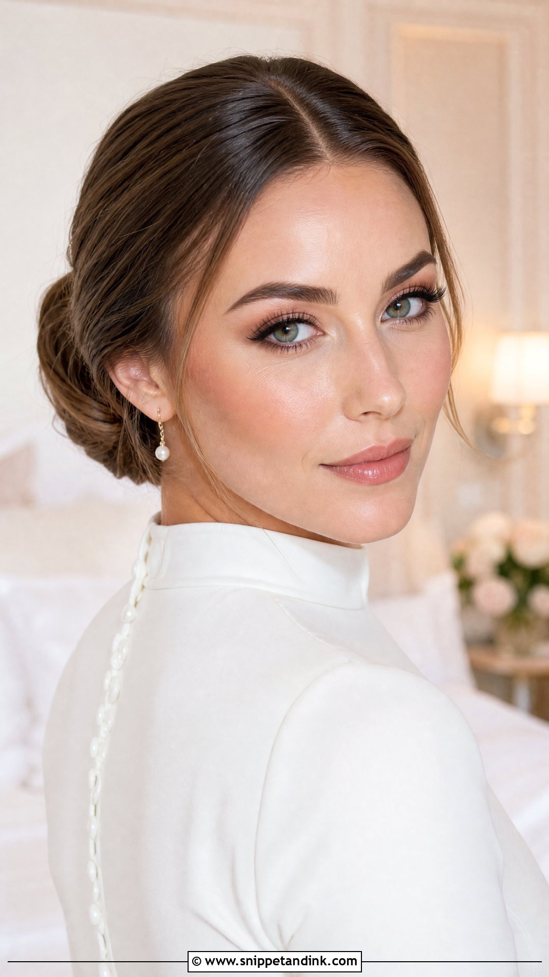 Natural Bridal Makeup With Soft Glam Eyes - Snippet and Ink - 20 Natural Bridal Makeup Wedding Day Ideas