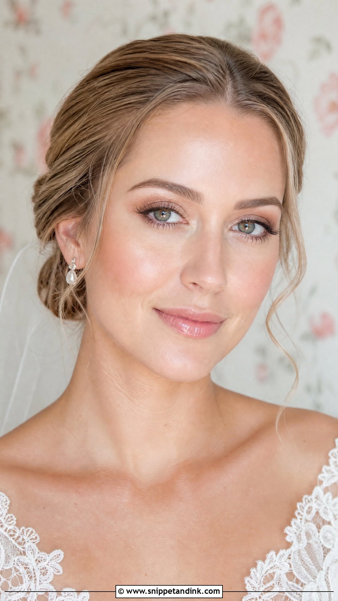 Natural Bridal Makeup With Soft Lashes - Snippet and Ink - 25 Light Natural Bridal Makeup Ideas