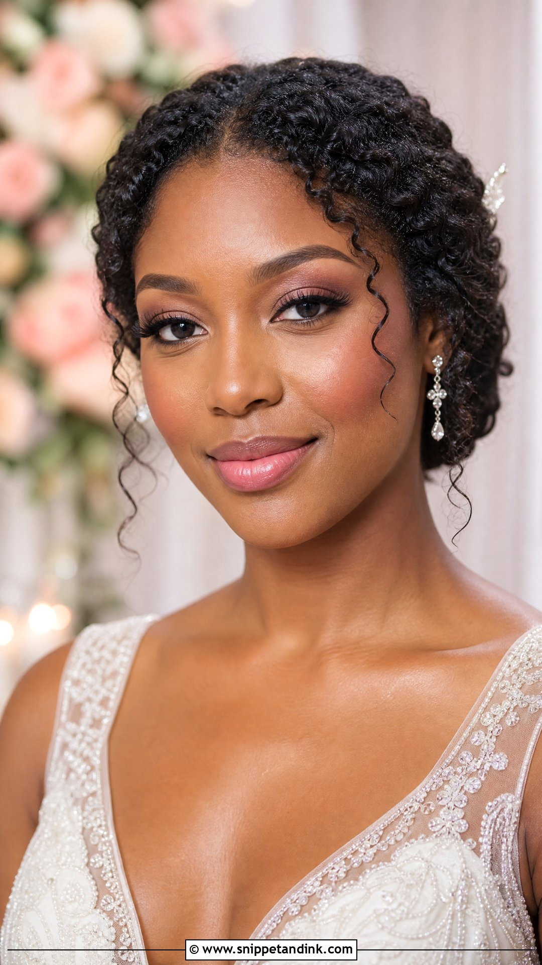 Natural Bridal Makeup With Soft Plum Liner - Snippet and Ink - 30 Natural Bridal Makeup for Brown Eyes