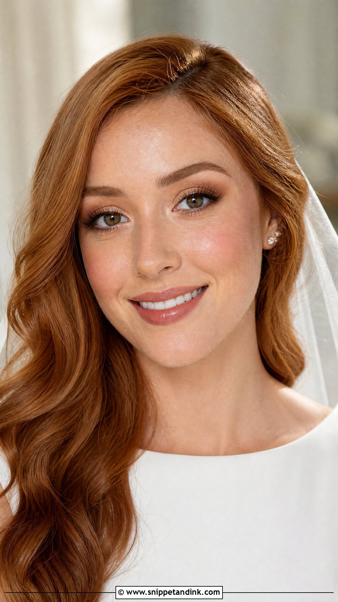 Natural Bridal Makeup With Warm Nude Eyes - Snippet and Ink - 30 Natural Bridal Makeup for Brown Eyes