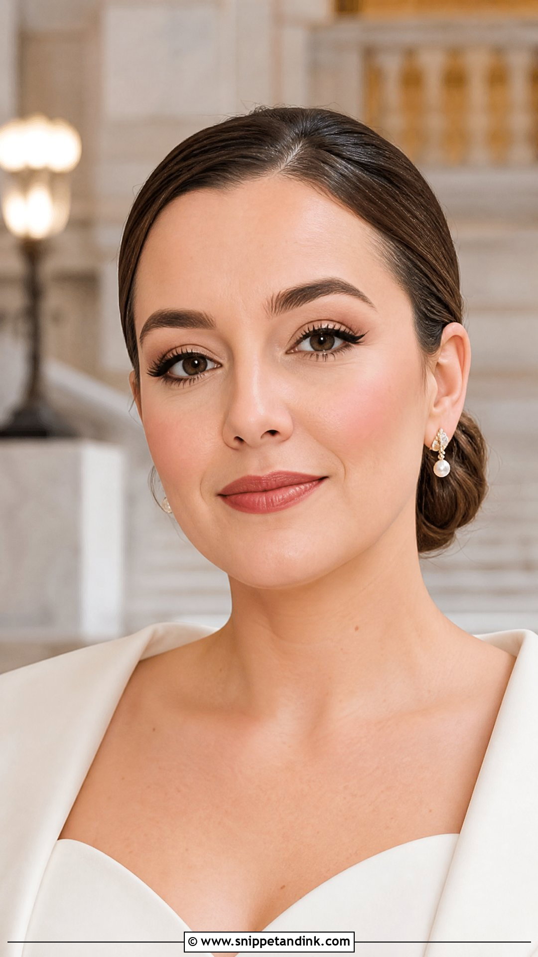 Natural Bridal Makeup With Winged Liner - Snippet and Ink - 20 Natural Bridal Makeup Looks