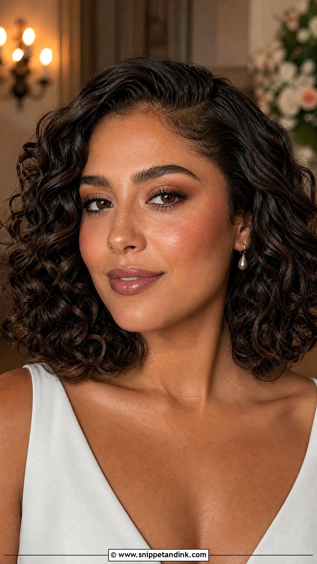 Natural Bridal Makeup for Black Women - Snippet and Ink - 20 Bridal Makeup for Black Women