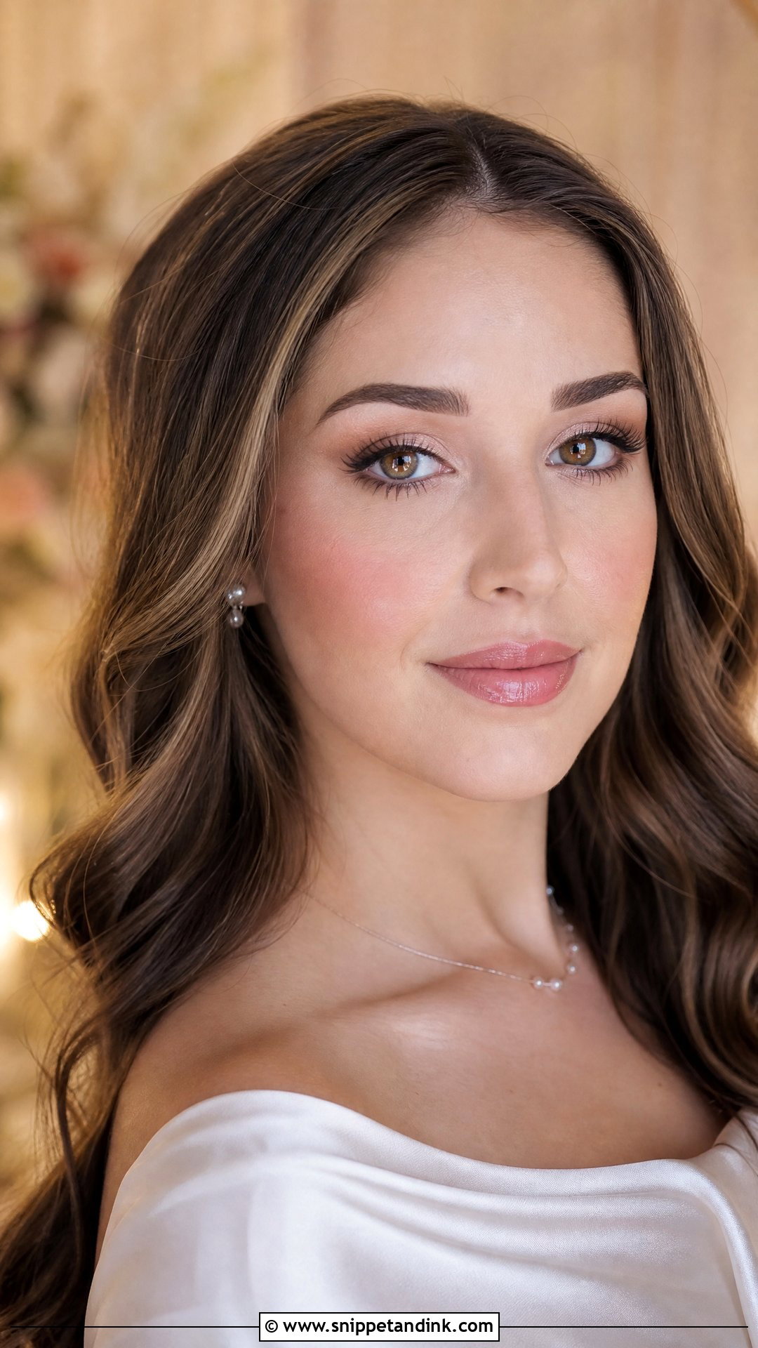 Natural Bridal Soft Glam - Snippet and Ink - 20 Bridal Soft Glam Ideas