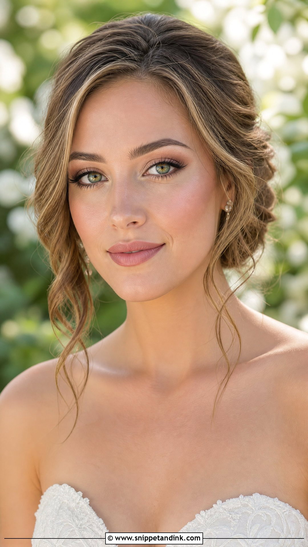 Natural Bride Makeup For Green Eyes - Snippet and Ink - 20 No Makeup Look Bride Ideas