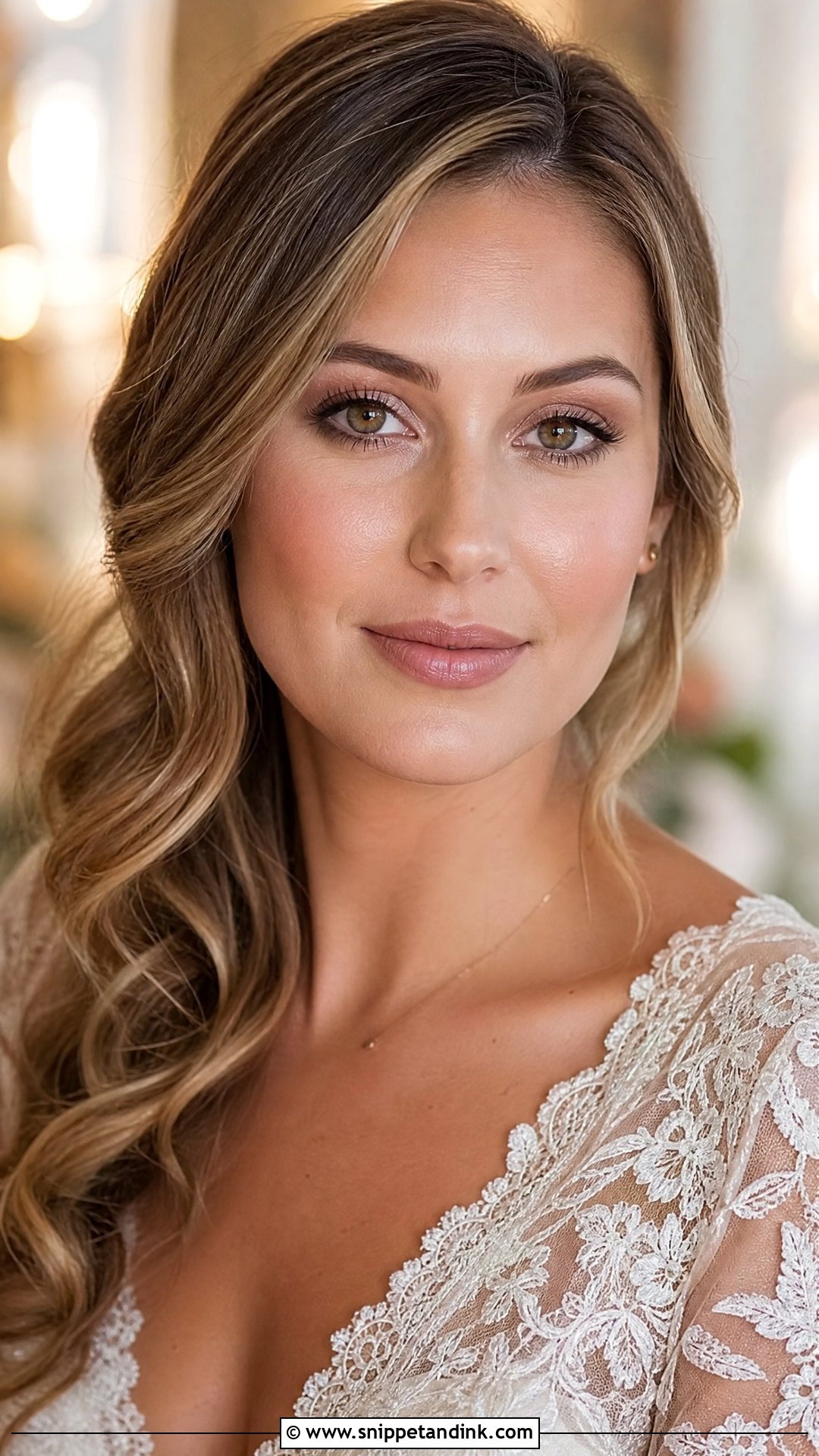Natural Bride Makeup For Hazel Eyes - Snippet and Ink - 20 No Makeup Look Bride Ideas
