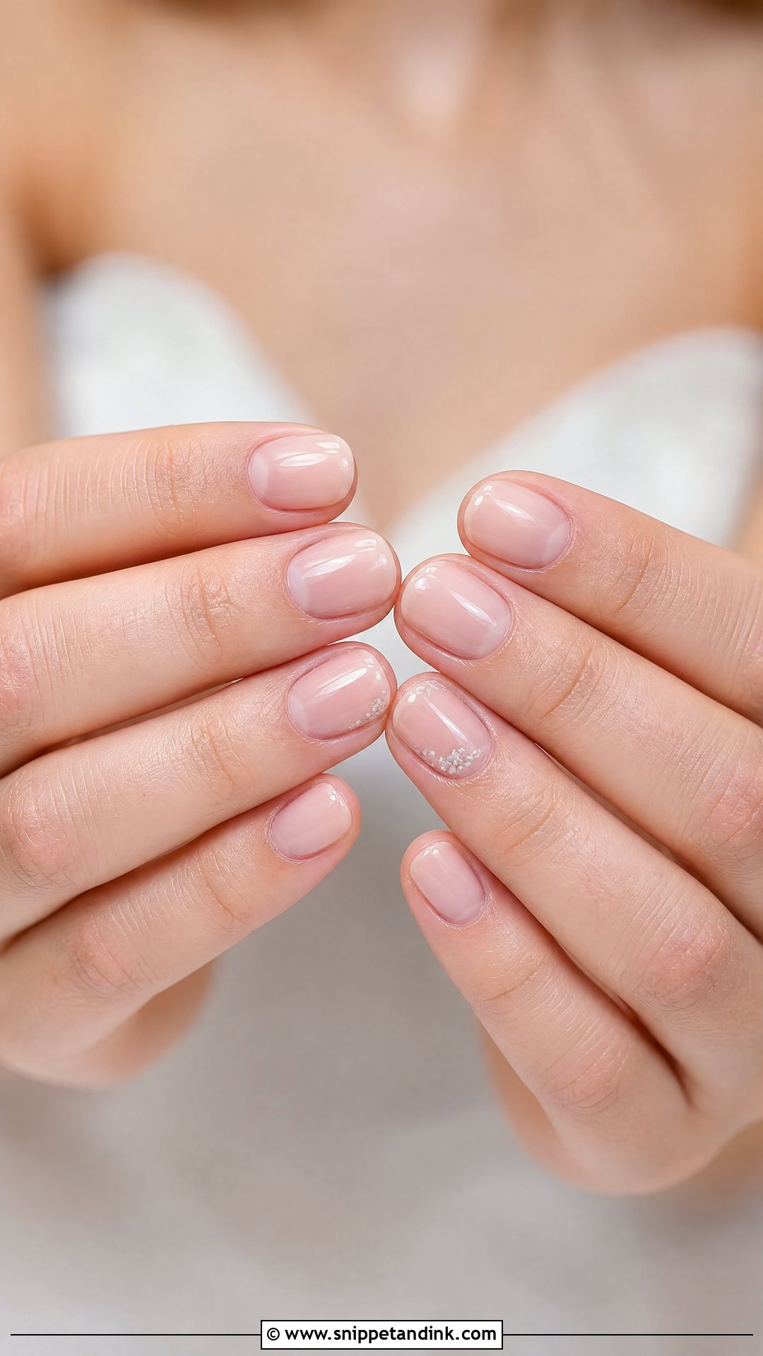 Natural Bride Nails - Snippet and Ink - 35 Bride Nails