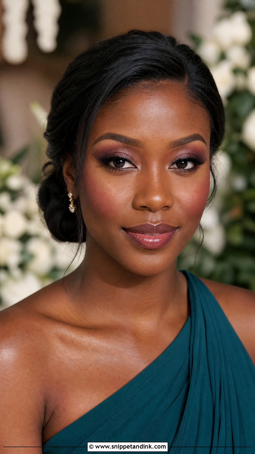 Natural Bridesmaid Makeup For Deep Skin - Snippet and Ink - 20 Natural Wedding Bridesmaid Makeup Ideas
