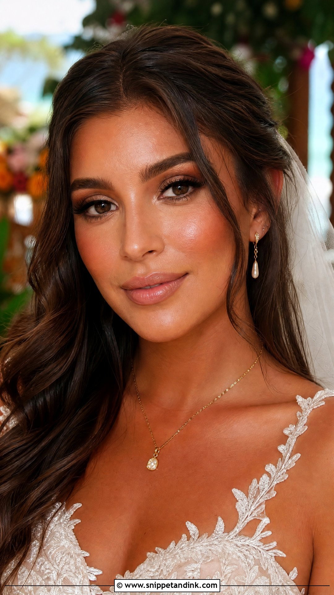 Natural Bronze Bridal Makeup - Snippet and Ink - 25 Natural Bridal Make Up Ideas
