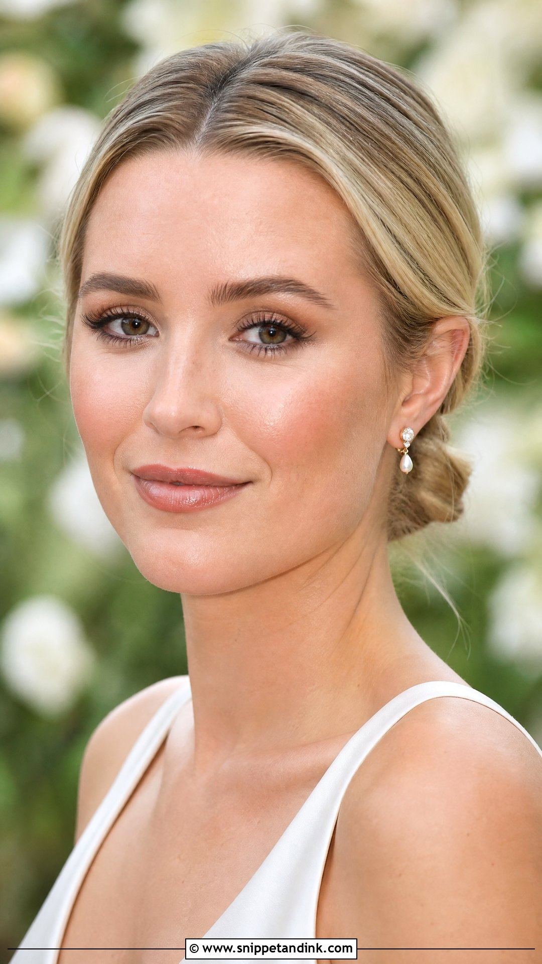 Natural Bronze Bridal Makeup For Brown Eyes - Snippet and Ink - 20 Bronze Wedding Makeup for Brown Eyes