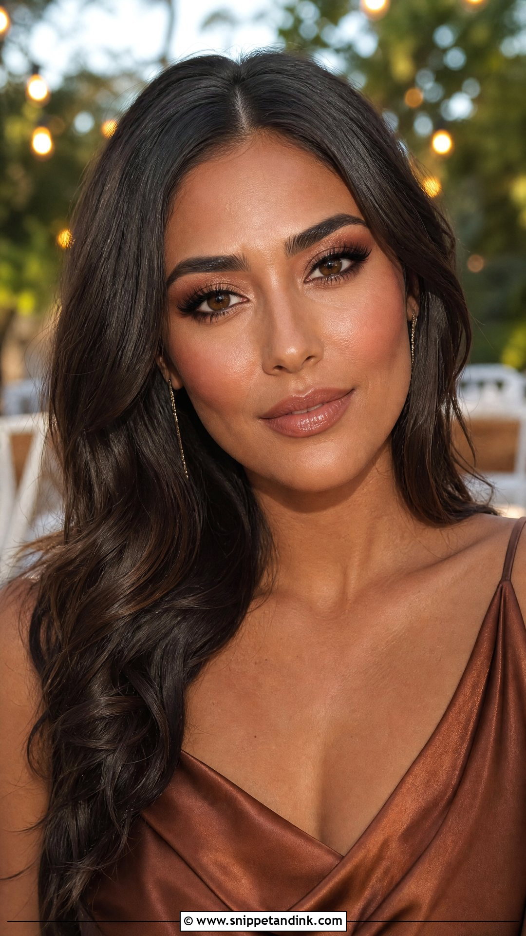 Natural Bronze Wedding Guest Makeup - Snippet and Ink - 20 Natural Makeup for Wedding Guest Ideas
