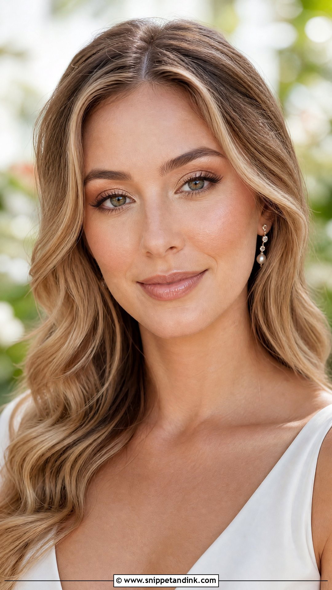 Natural Bronzy Glowy Wedding Makeup - Snippet and Ink - 30 Bronzy Glowy Wedding Makeup Ideas
