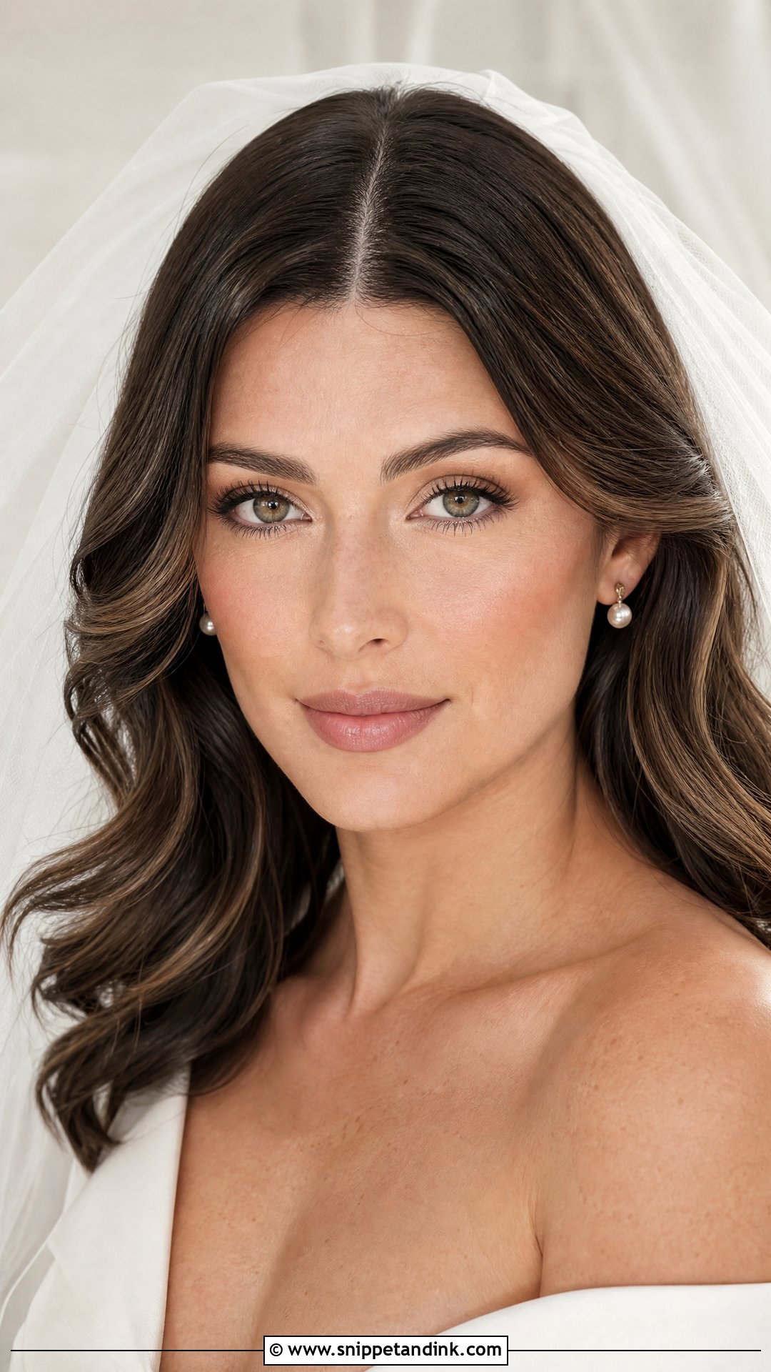 Natural Brunette Bridal Makeup - Snippet and Ink - 20 Natural Wedding Makeup Brunette Ideas
