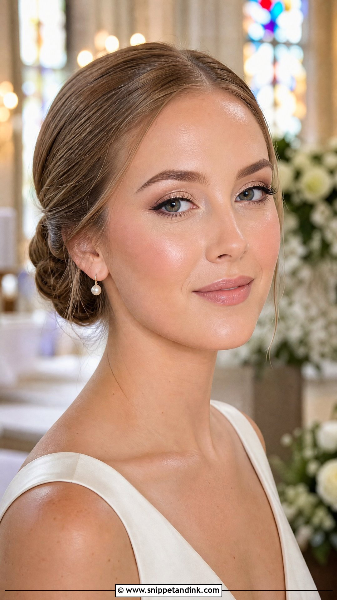 Natural Champagne Bridal Makeup - Snippet and Ink - 25 Natural Bridal Make Up Ideas