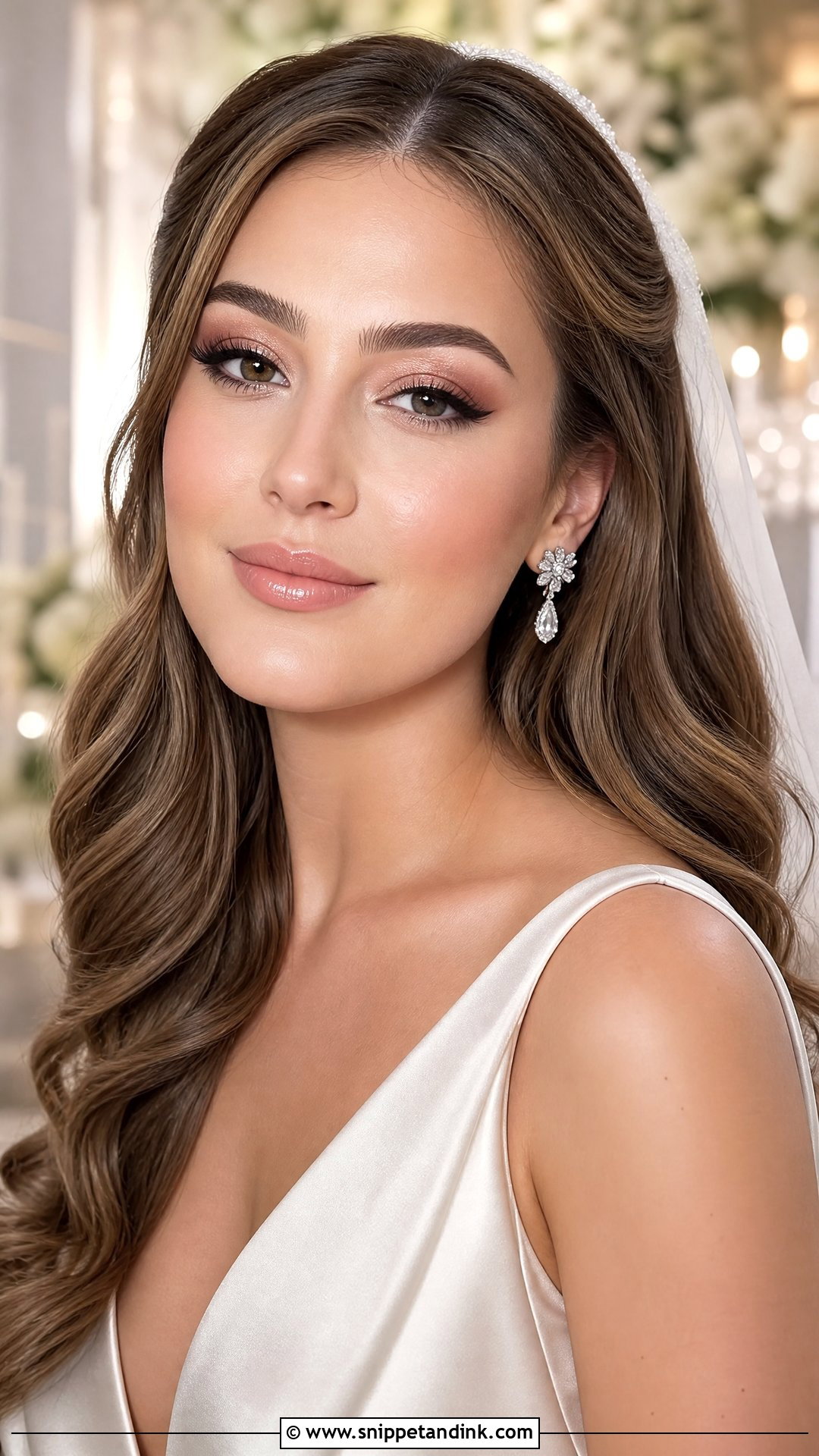 Natural Champagne Bridal Makeup - Snippet and Ink - 20 Natural Wedding Bride Makeup Ideas