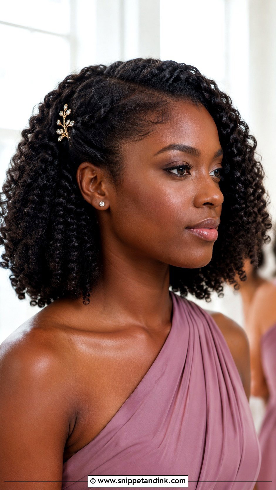 Natural Curl Bridesmaid Hair - Snippet and Ink - 30 Wedding Bridesmaid Hair Ideas