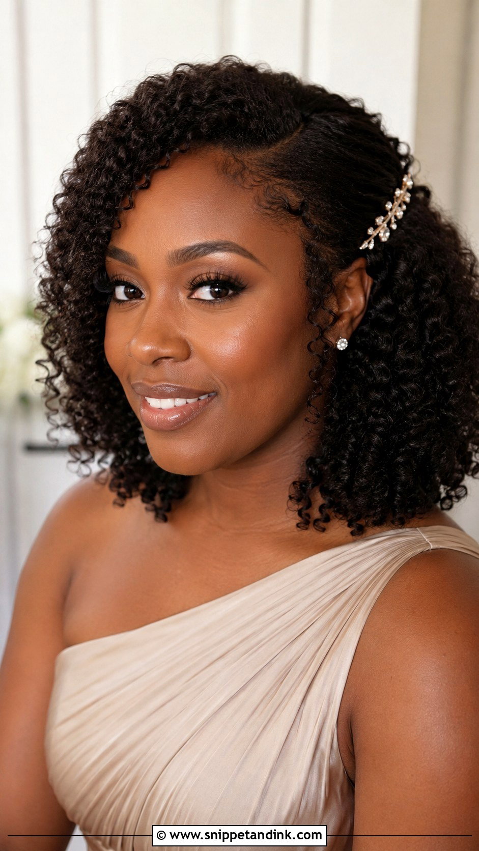 Natural Curls Bridesmaid Hair - Snippet and Ink - 20 Wedding Bridesmaids Hair Ideas