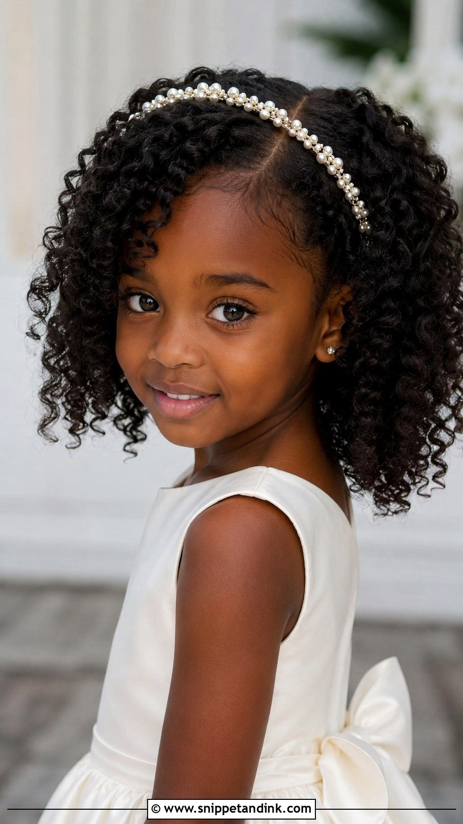 Natural Curls For Kids Wedding - Snippet and Ink - 20 Hairstyles for Kids for Weddings
