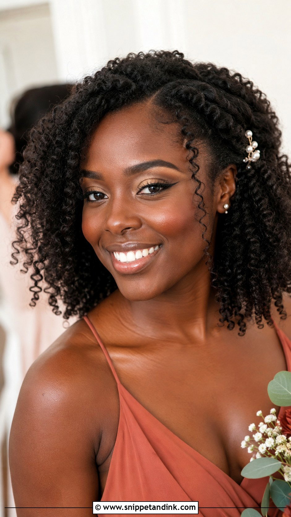 Natural Curly Bridesmaid Hair - Snippet and Ink - 20 Bridesmaid Hairstyles Curly Hair