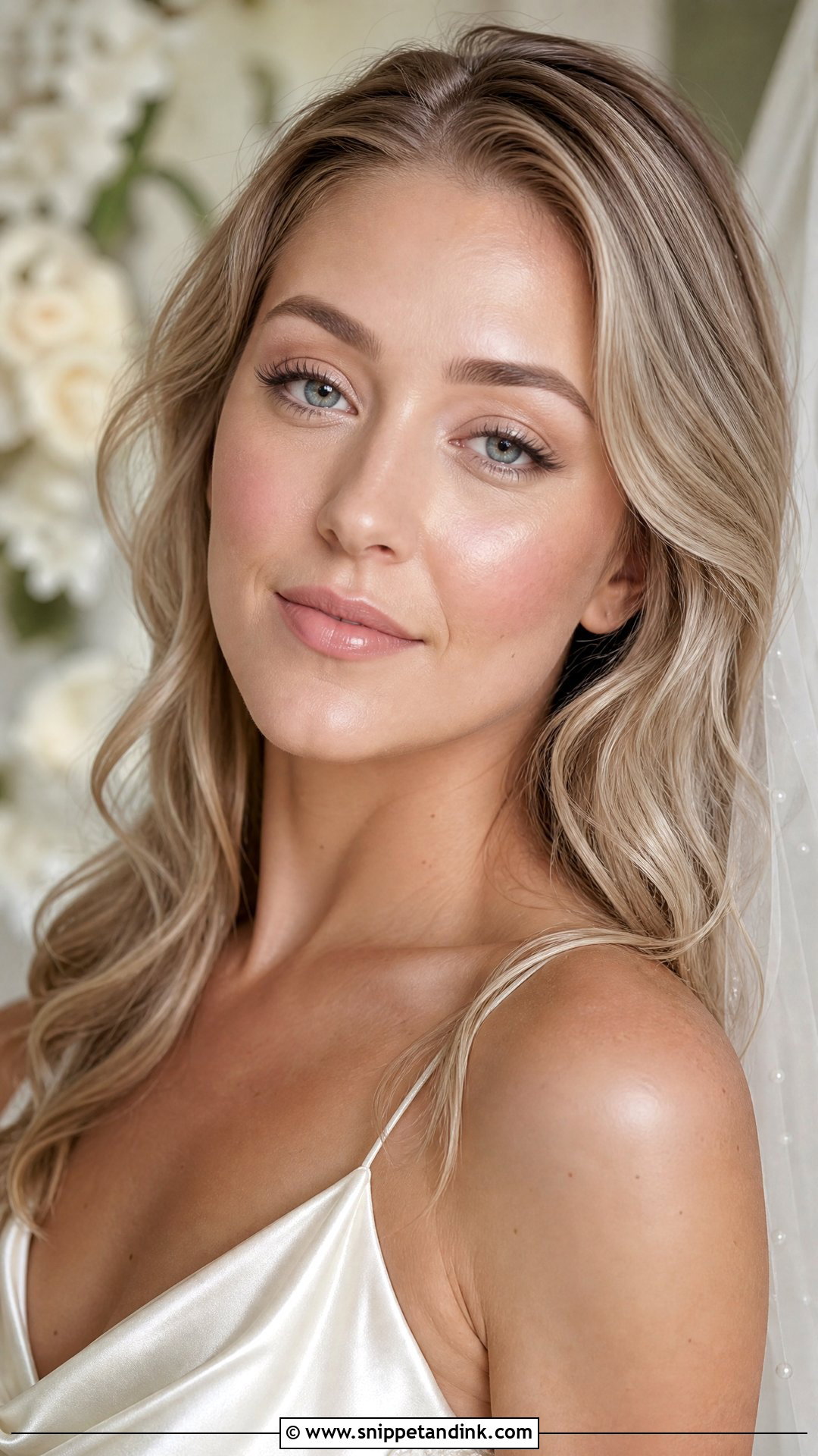 Natural Dewy Bridal Makeup - Snippet and Ink - 25 Natural Glowy Bridal Makeup Ideas