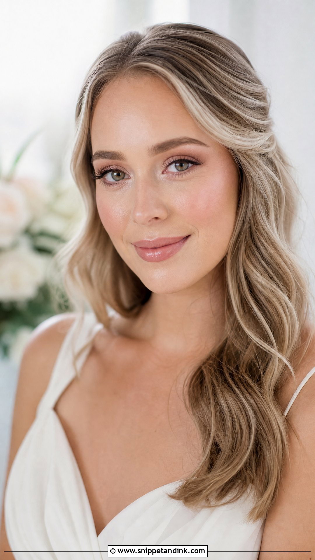 Natural Dewy Bridal Makeup - Snippet and Ink - 20 Natural Makeup for Wedding Bride Ideas