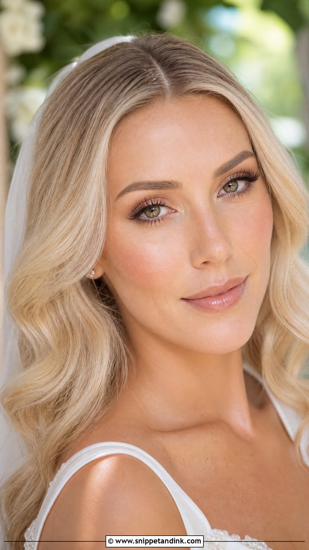 Natural Dewy Wedding Makeup - Snippet and Ink - 25 Natural Wedding Makeup Look Ideas
