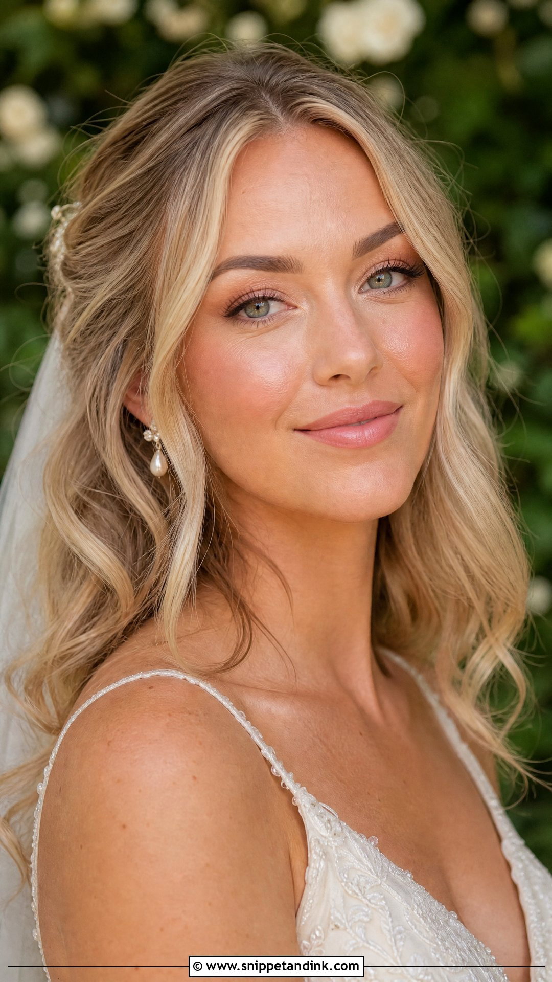 Natural Dewy Wedding Makeup - Snippet and Ink - 25 Dewy Wedding Makeup Look Ideas