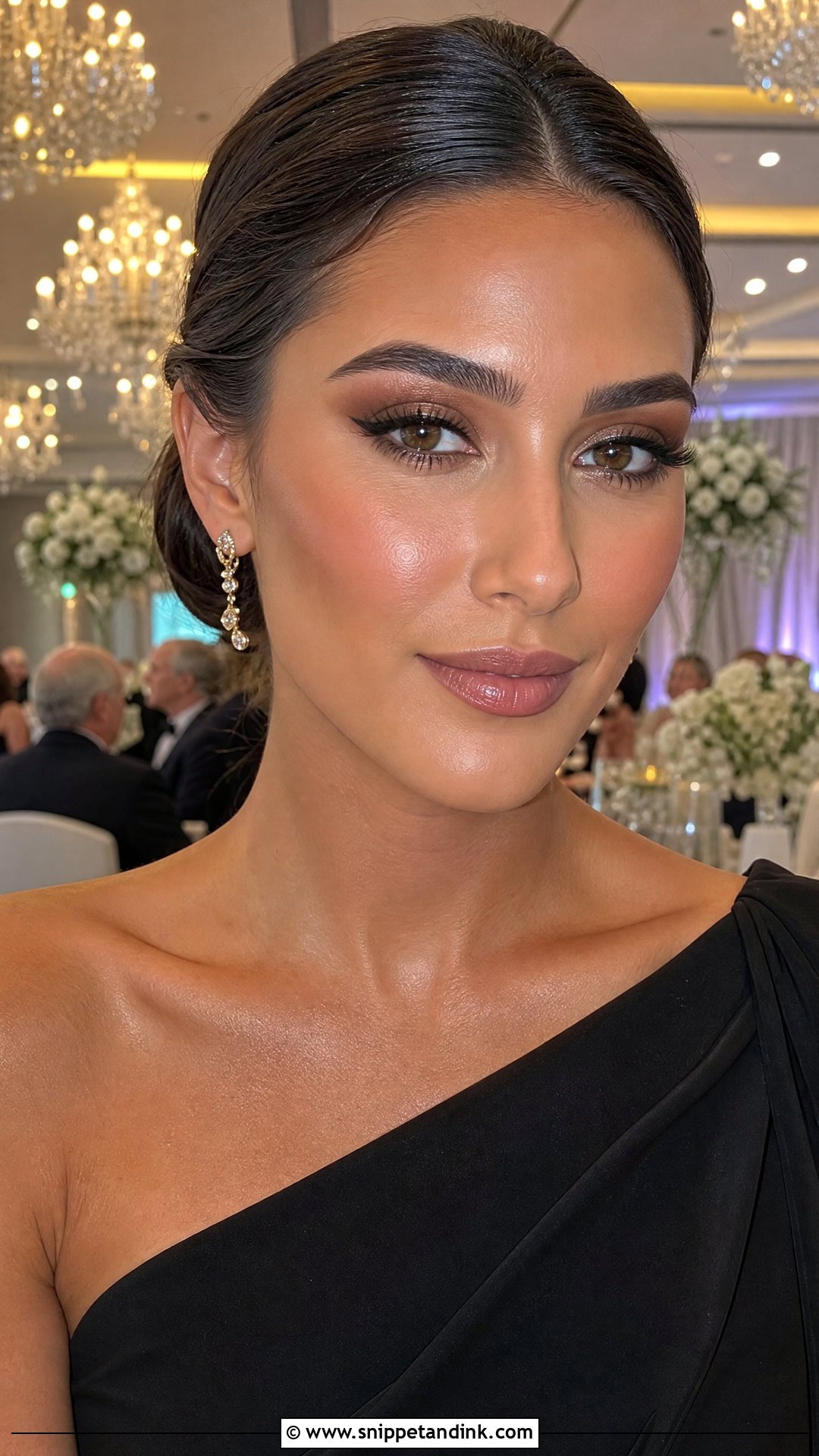 Natural Evening Wedding Guest Makeup - Snippet and Ink - 20 Natural Makeup for Wedding Guest Ideas