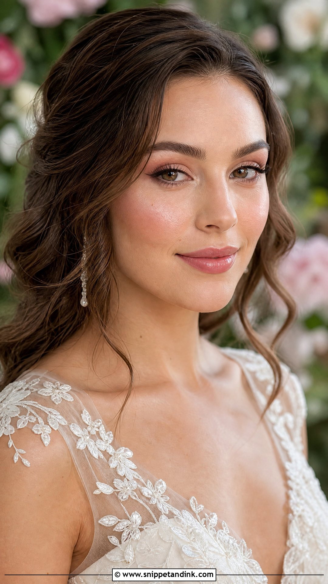 Natural Garden Wedding Makeup - Snippet and Ink - 25 Natural Wedding Makeup Look Ideas