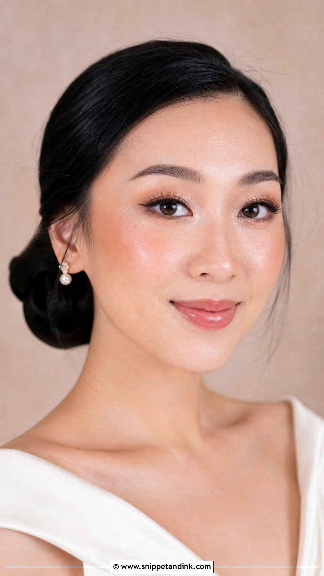 Natural Glam Bridal Makeup For Asian Brides - Snippet and Ink - 25 Natural Glam Bridal Makeup Ideas