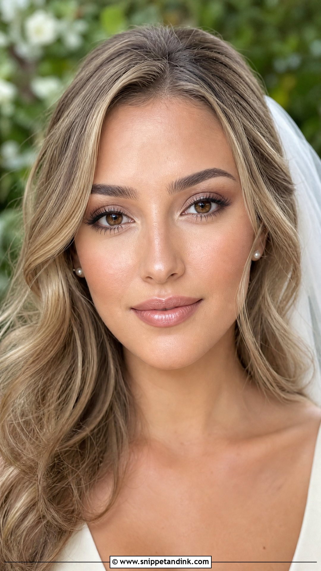 Natural Glam Bridal Makeup For Brown Eyes - Snippet and Ink - 20 Bridal Glam Makeup for Brown Eyes