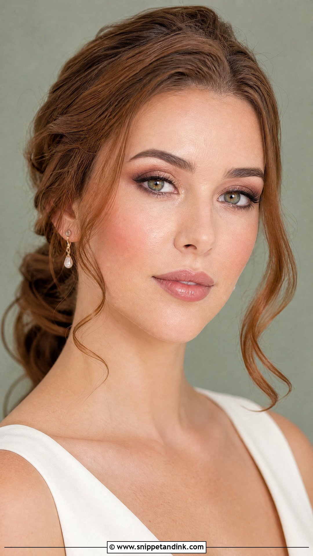 Natural Glam Bridal Makeup For Green Eyes - Snippet and Ink - 25 Natural Glam Bridal Makeup Ideas
