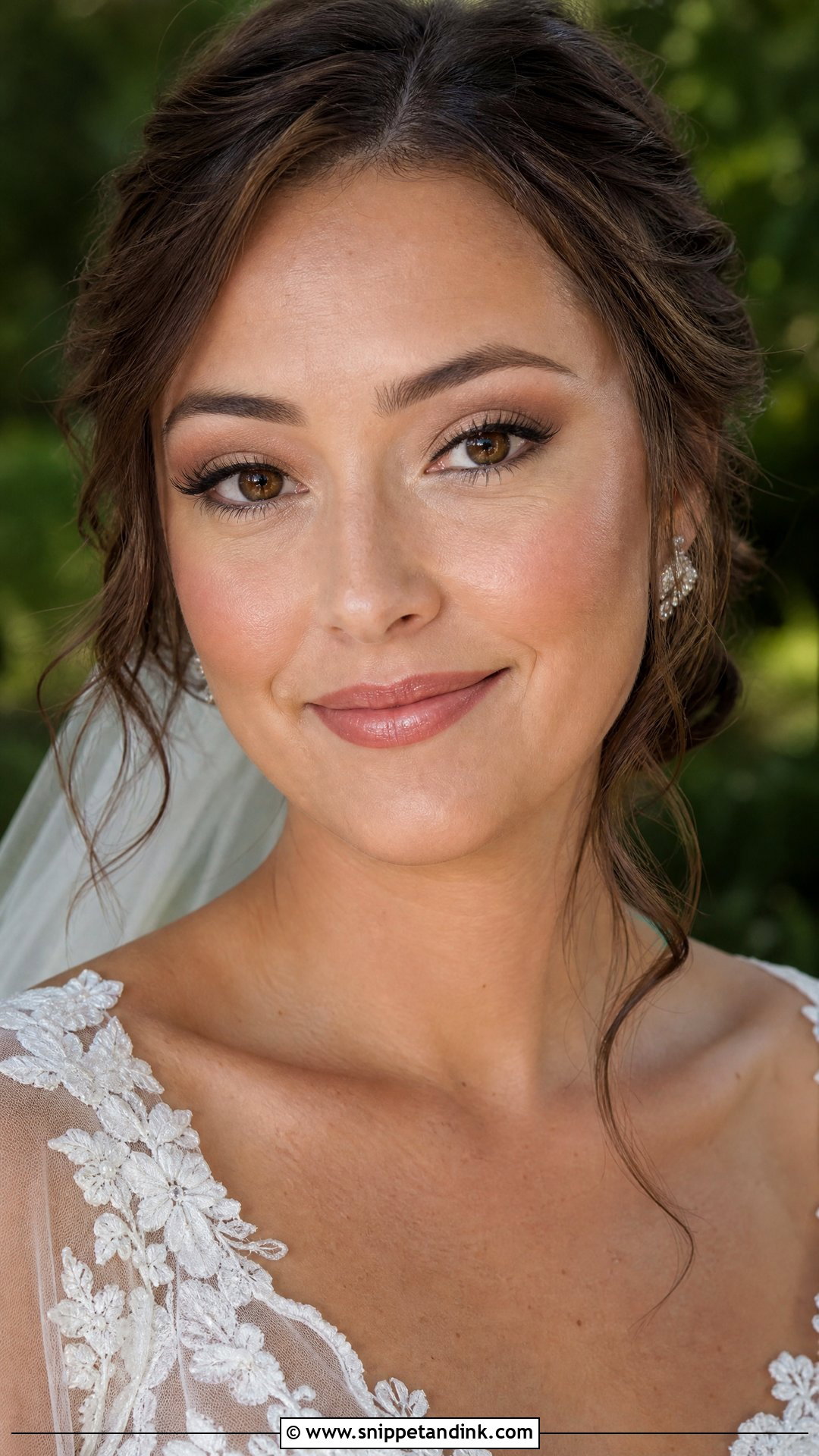 Natural Glam Bridal Makeup For Outdoor Wedding - Snippet and Ink - 25 Natural Glam Bridal Makeup Ideas