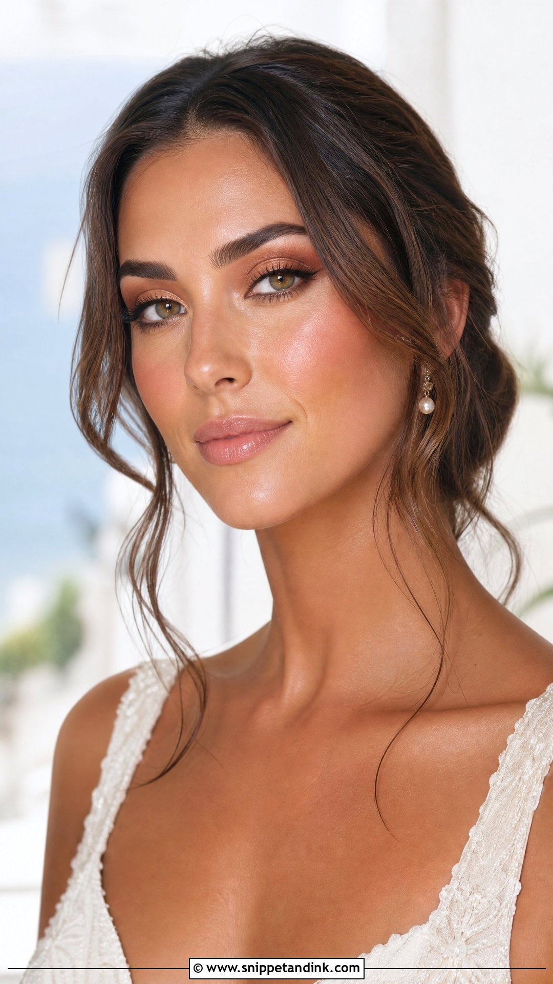 Natural Glam Bridal Makeup For Summer Wedding - Snippet and Ink - 25 Natural Glam Bridal Makeup Ideas