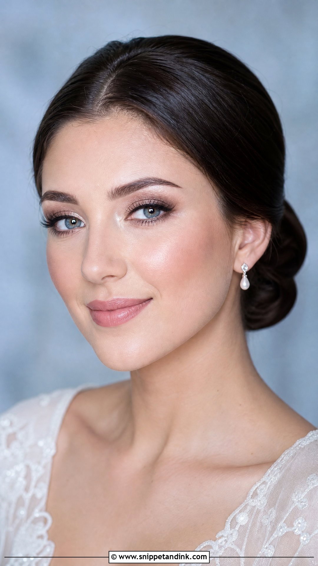 Natural Glam Bridal Makeup For Winter Wedding - Snippet and Ink - 25 Natural Glam Bridal Makeup Ideas