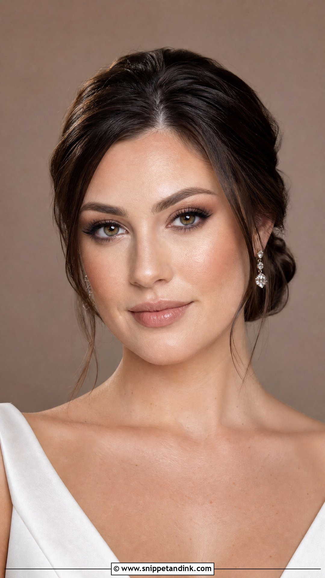 Natural Glam Bridal Makeup With Soft Smokey Eye - Snippet and Ink - 25 Natural Glam Bridal Makeup Ideas