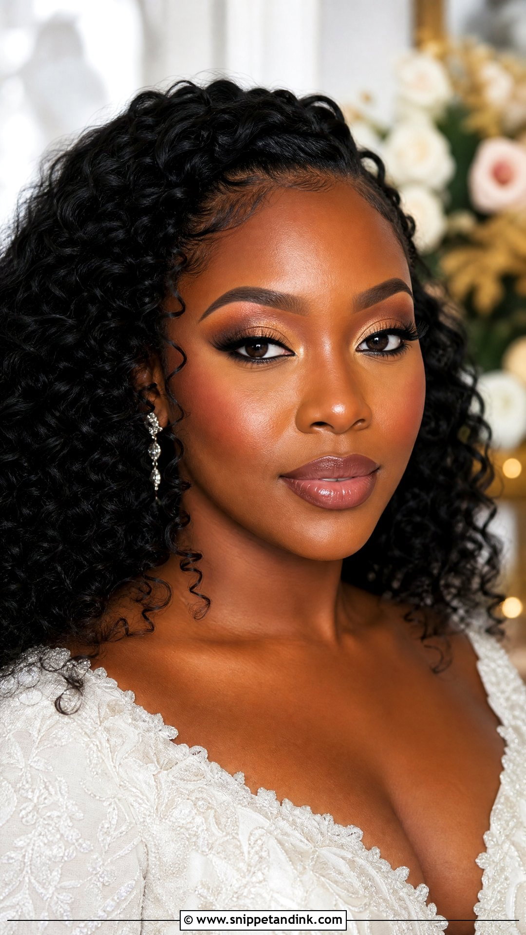 Natural Glam Makeup For Dark Brown Eyes - Snippet and Ink - 25 Natural Glam Wedding Makeup for Brown Eyes