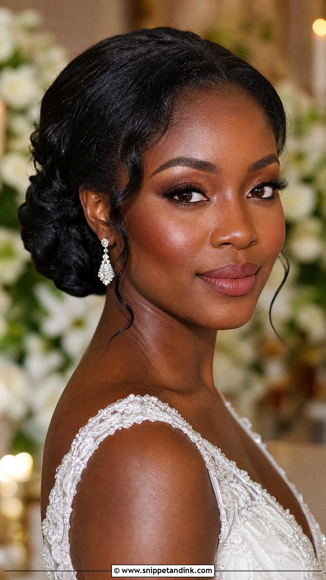 Natural Glam Makeup For Dark Skin - Snippet and Ink - 25 Natural Glam Wedding Make Up Ideas