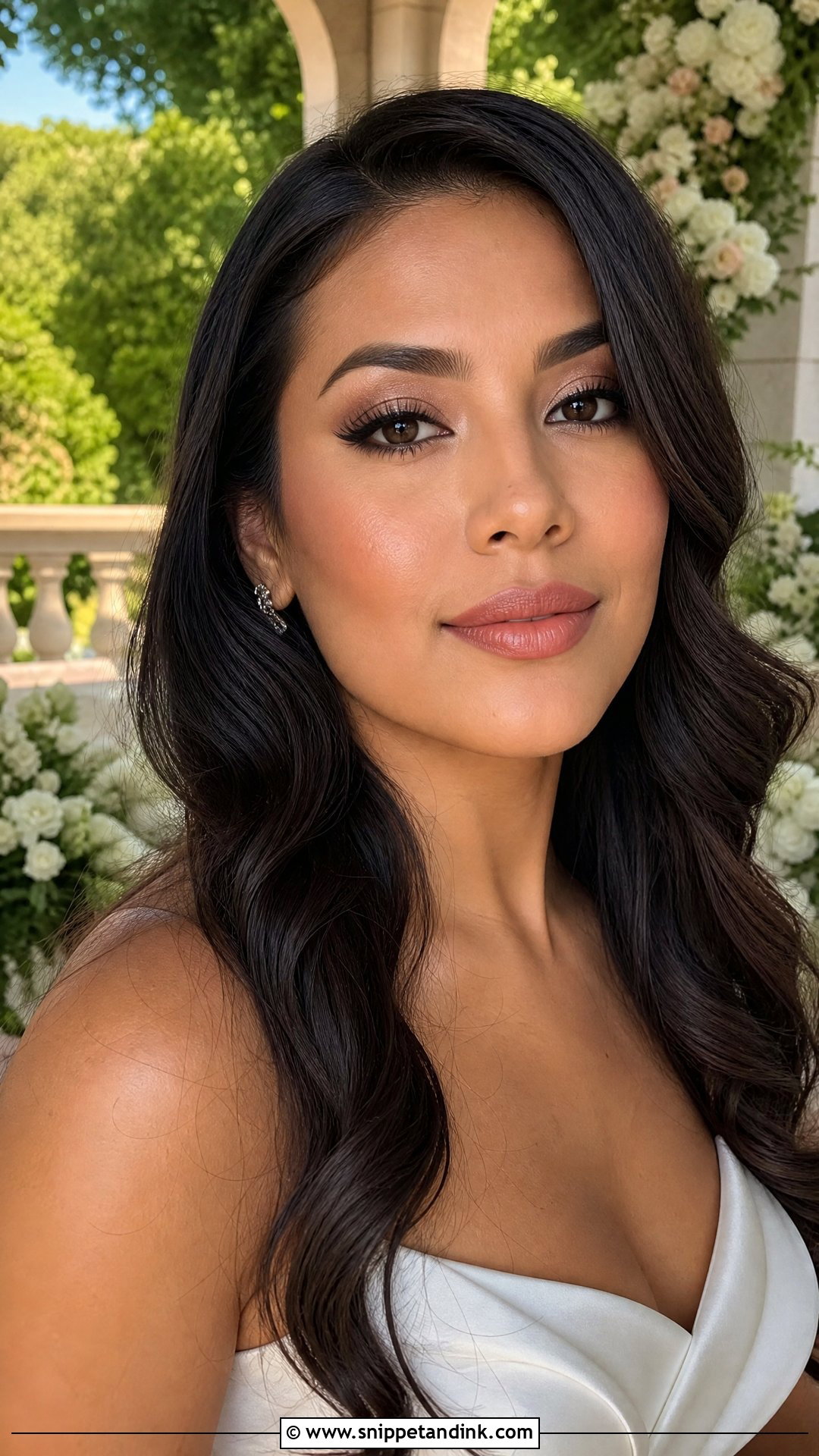 Natural Glam Makeup For Olive Skin - Snippet and Ink - 25 Natural Glam Wedding Make Up Ideas
